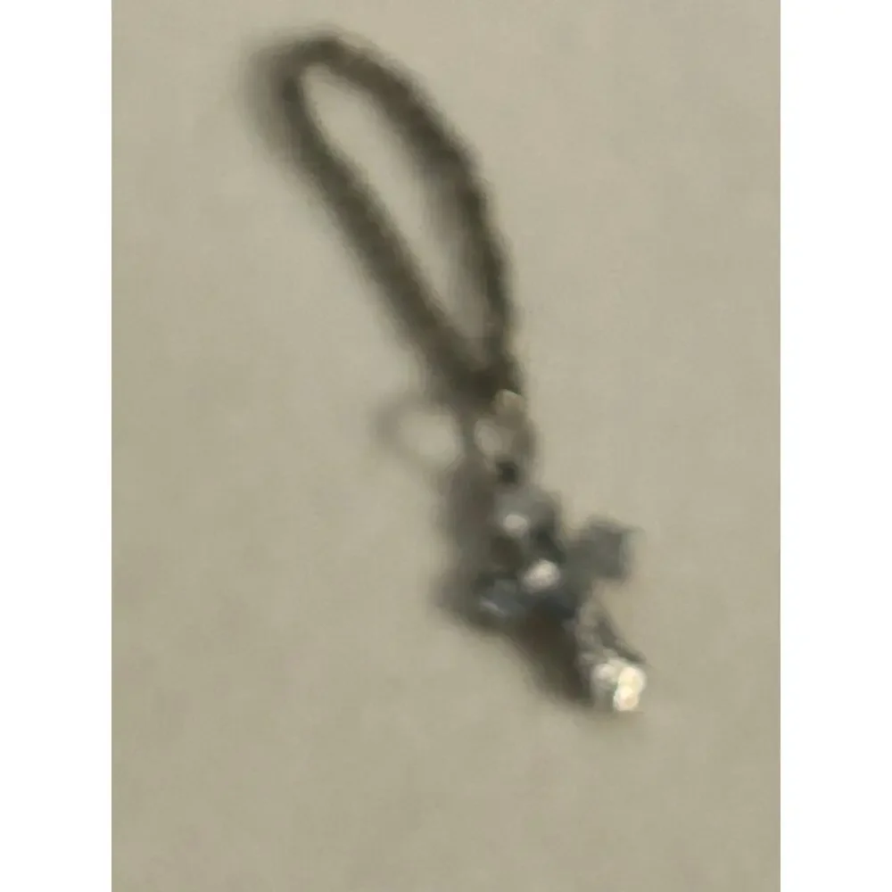 Vintage Small 1/2 Inch Silver Tone Cross Charm Pendant Faith Religious Dainty